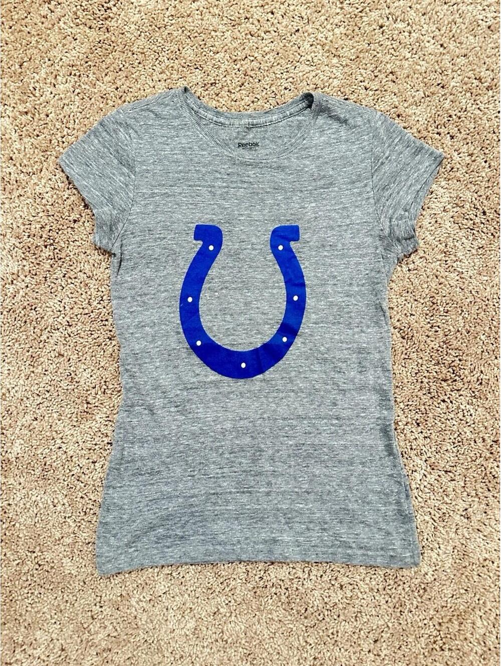 Women’s Reebok Indianapolis Colts primary logo short-sleeve t-shirt Size Small